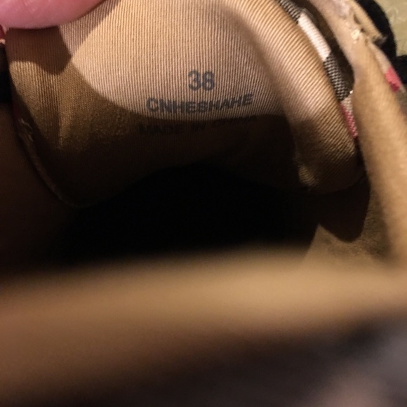 🆕AUTHENTIC BURBERRY SIZE 9 Vintage check SNEAKER - Picture 10 of 10
